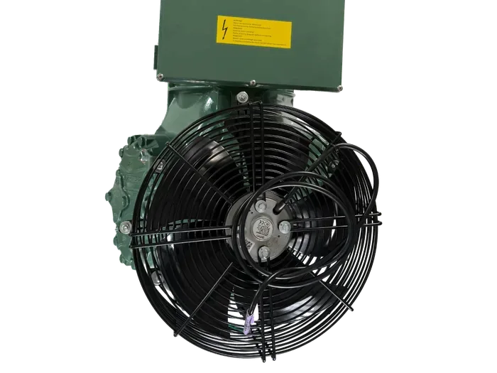 Fan guard and wiring detail